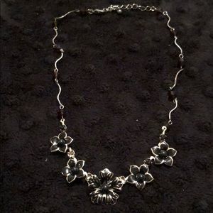 Black and Silver Necklace